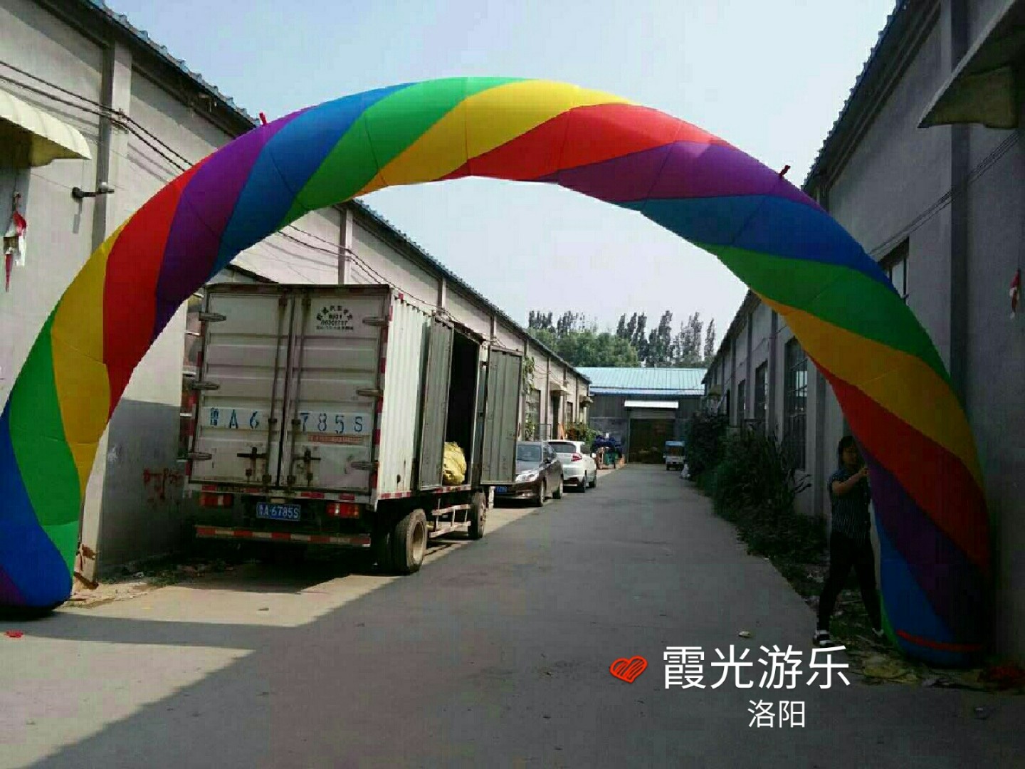 武汉彩虹喷绘气模
